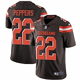 Nike Men & Women & Youth Browns 22 Jabrill Peppers Brown NFL Vapor Untouchable Limited Jersey,baseball caps,new era cap wholesale,wholesale hats